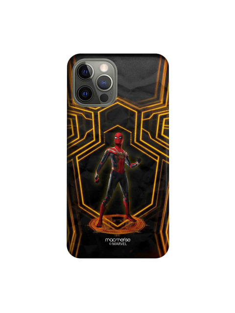 

macmerise Black & Yellow Extraordinary Spiderman iPhone 12 Pro Sleek Back Cover
