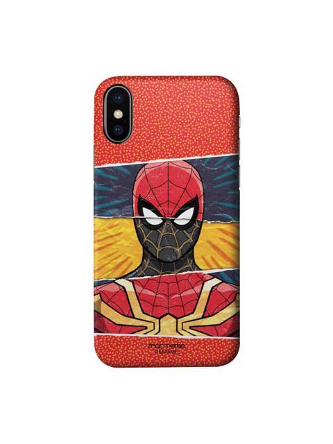 

Macmerise Red & Yellow Spiderman Engage Printed Plastic iPhone XS Back Case