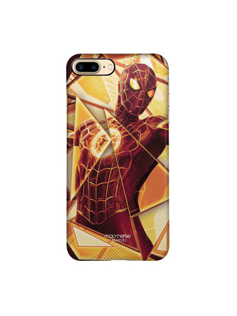 

Macmerise Maroon & Yellow Shattered Dimension Spidey Print Plastic iPhone 8 Plus Back Case