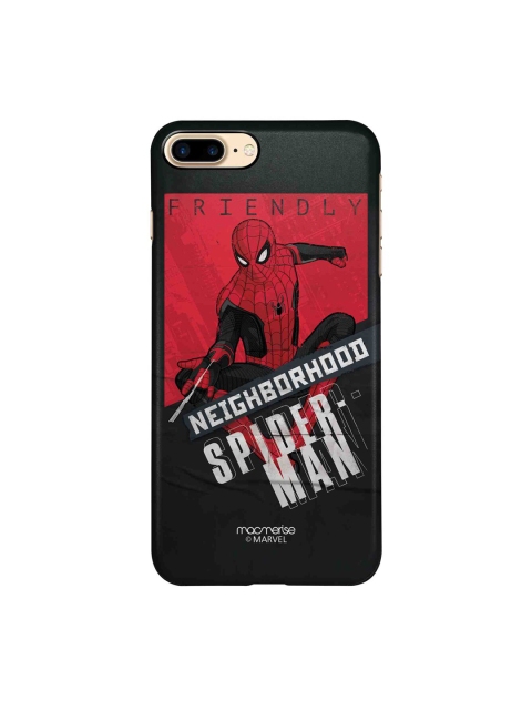 

macmerise Black & Red Neighborhood Spidey iPhone 8 Plus Sleek Back Cover