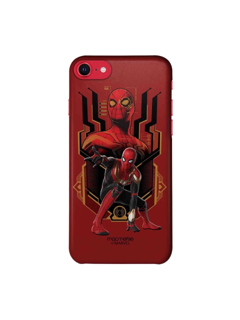 

macmerise Red & Black Spidey Strikes iPhone SE Sleek Back Case