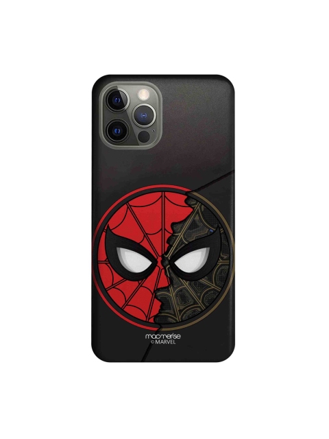 

Macmerise Black & Red Two Face Spidey Printed Plastic iPhone 12 Pro Back Case