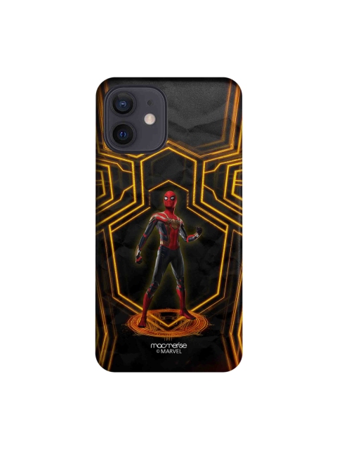 

macmerise Black & Red Extraordinary Spiderman iPhone 12 Sleek Back Cover