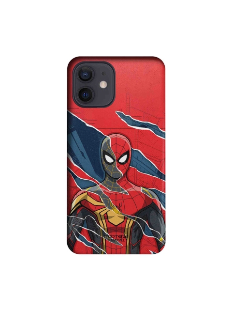 

Macmerise Red & Blue All 3 Spidey Printed Plastic iPhone 12 Back Case