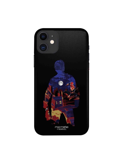 

macmerise Black & Red Spider-Man Print Sleek iPhone 11 Back Case