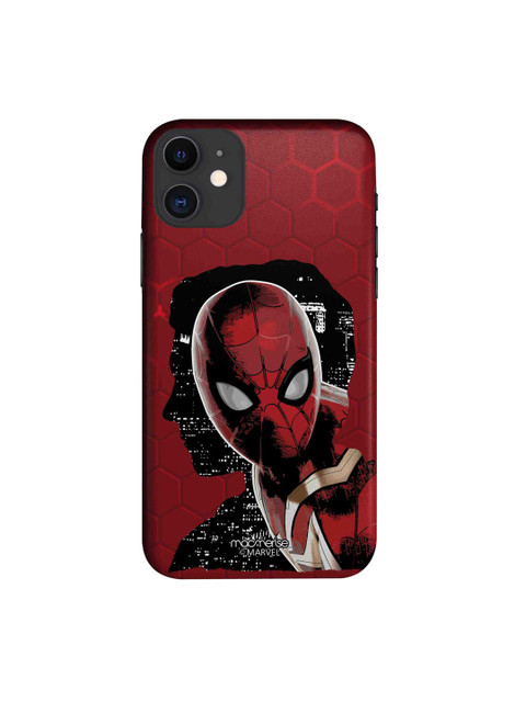 

macmerise Red & Black Public Enemy Spidey iPhone 11 Sleek Back Cover
