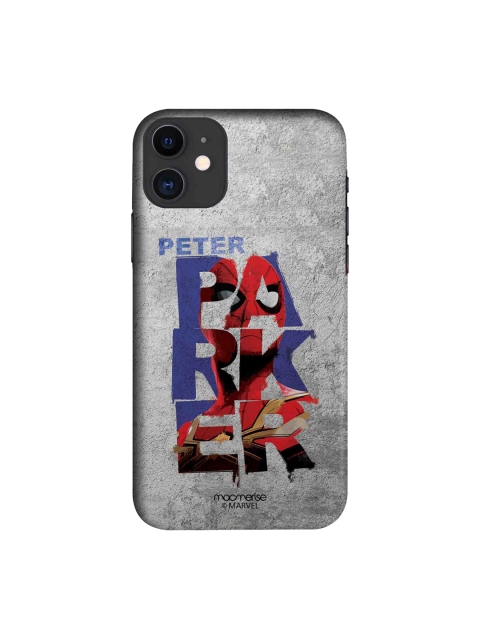 

macmerise Grey & Red Spider-Man Print Sleek iPhone 11 Back Case