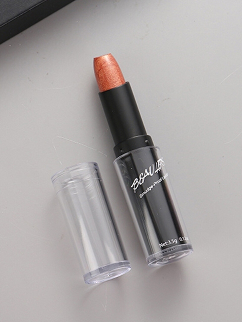 

XIMI VOGUE Women Beau Lips Smudge-Proof Lipstick, Gold