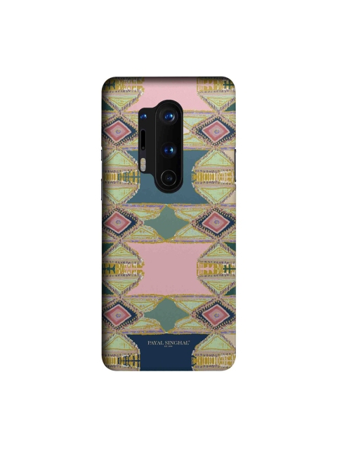 

CelfieDesign Green & Pink Aztec Print OnePlus 8 Pro Slim Back Case