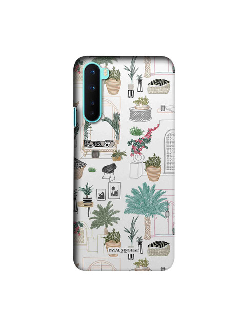 

CelfieDesign White & Green Conversational Print OnePlus Nord Slim Back Case