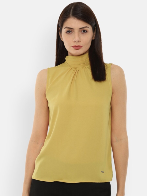 

Van Heusen Woman Yellow Top