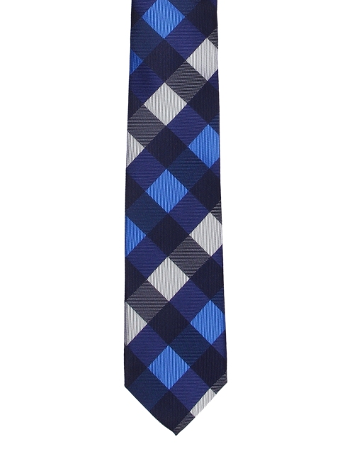 

Tossido Blue Checked Tie