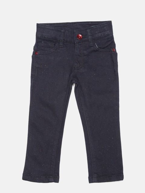 

United Colors of Benetton Boys Navy Mid-Rise Clean Look Jeans, Navy blue