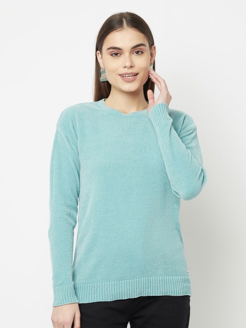 

METTLE Women Blue Pullover