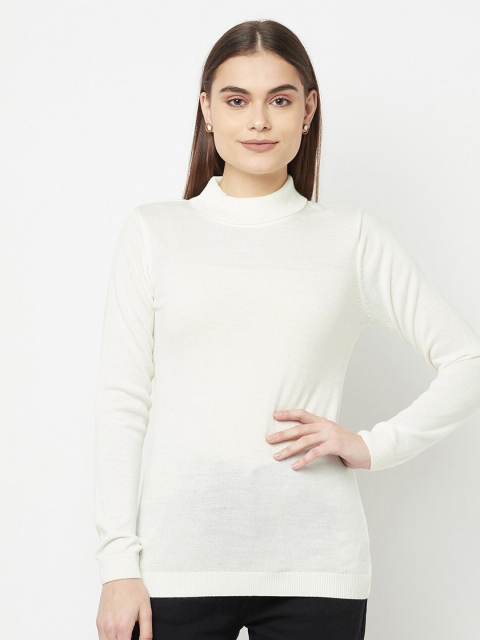 

METTLE Women White Pullover