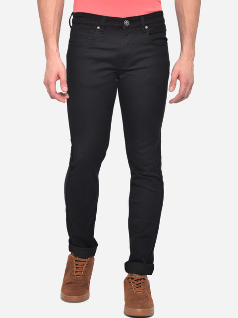 

Greenfibre Men Black Slim Fit Stretchable Jeans