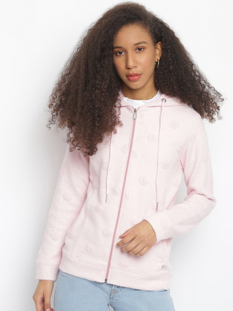 

Her Grace Women Pink Hooded Sweatshirt