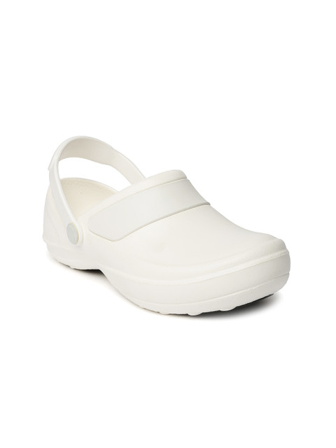 

Crocs Women Black Mercy Work Clogs, White