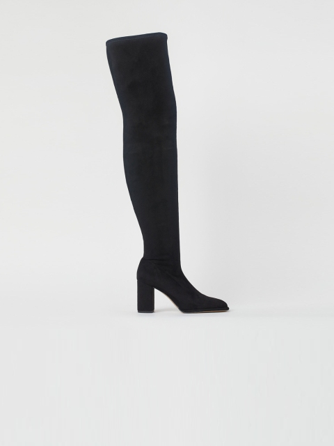 

H&M Women Black Solid Tall Boots
