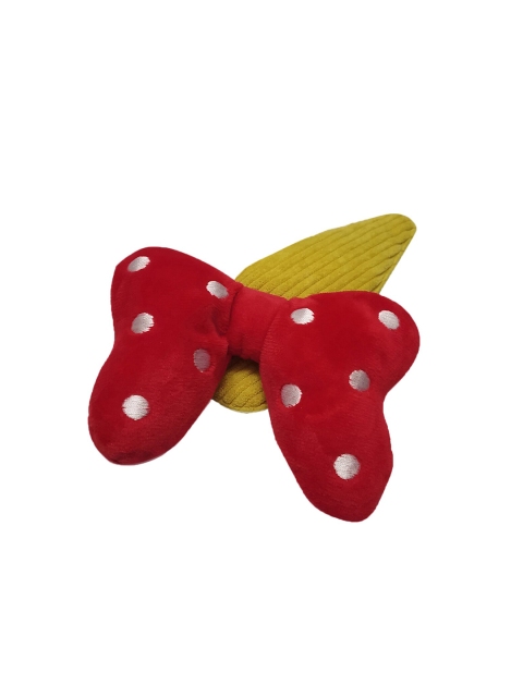 

ONE on ONE Women Red & Yellow Cute Mini Mouse Tic Tac Hair Clip