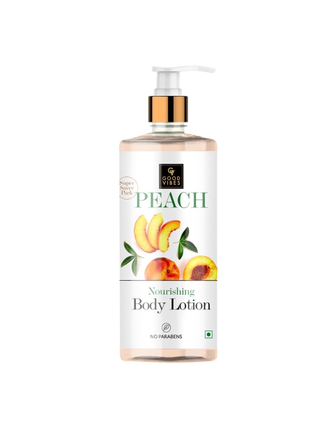 

Good Vibes Peach Nourishing Body Lotion 500 ml, White
