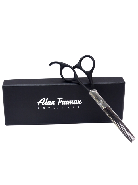 

Alan Truman Rubberised Handle Thinning Scissor - F138T - 5.5 inch, Black