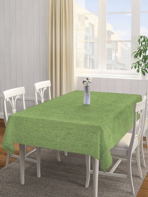 

KLOTTHE Green Solid 6-Seater Rectangular Cotton Table Cover
