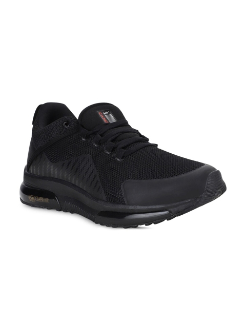 

Campus Men Black Mesh Running Shoes