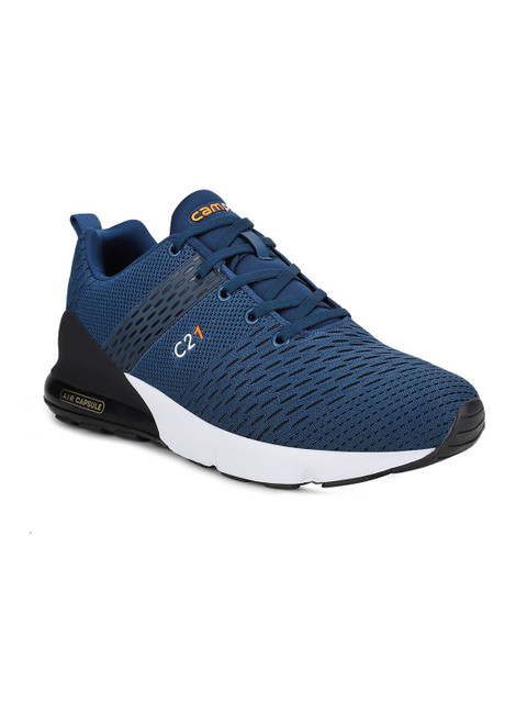 

Campus Men Blue Mesh Running Shoes