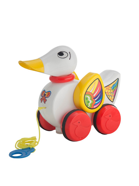 

UNITED AGENCIES Multicoloured Amolak's Pull Along Dancing Duck, Multi