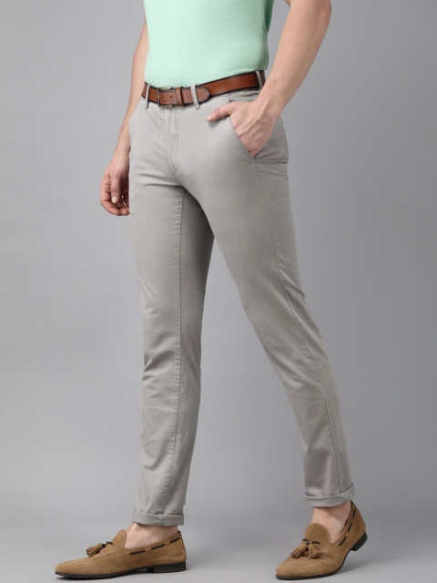 

Van Heusen Sport Men Grey Tapered Fit Low-Rise Fomal Trousers