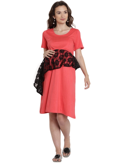 

Mine4Nine Red Maternity Dress