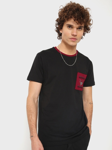

Bewakoof Men Black T-shirt