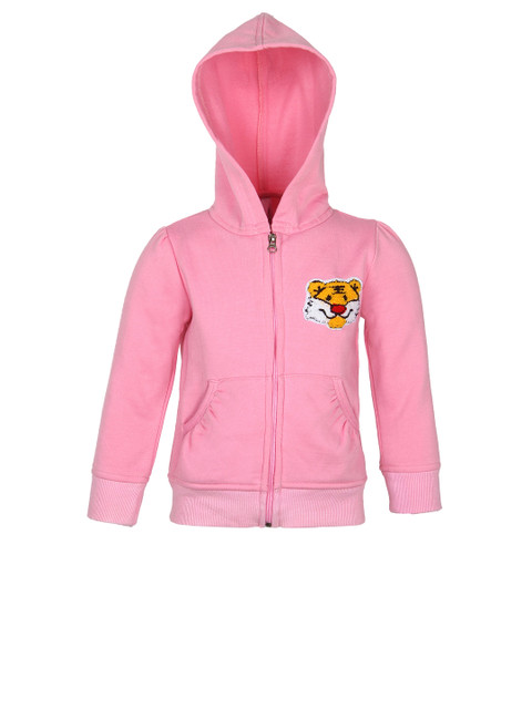 

StyleStone Girls Pink Hooded Jacket