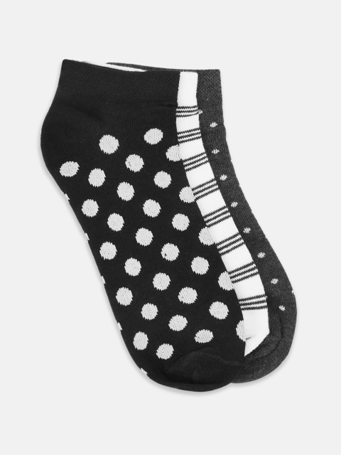 

Honey by Pantaloons Women Pack Of 3 Assorted Ankle-Length Socks
