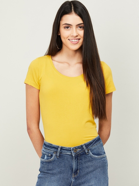 

Ginger by Lifestyle Mustard Yellow Pure Cotton Top