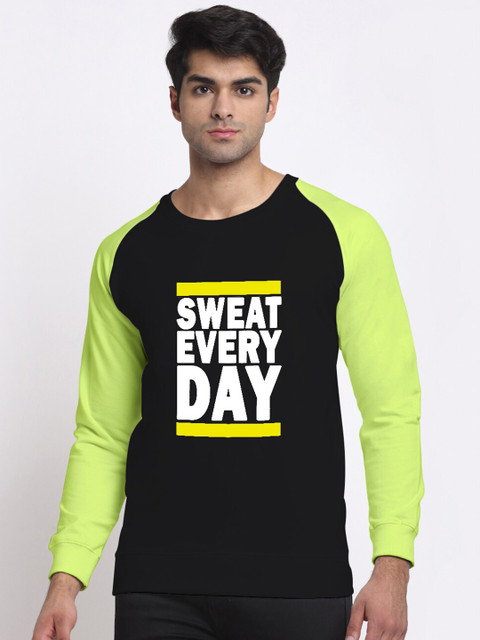 

Friskers Men Black Printed Sweatshirt