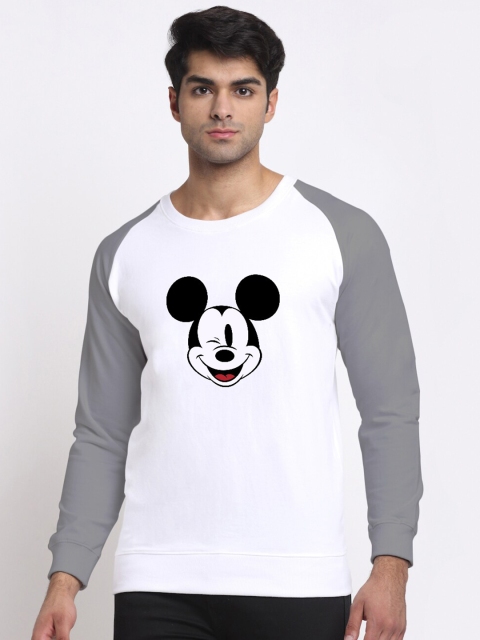 

Friskers Men White Printed Sweatshirt