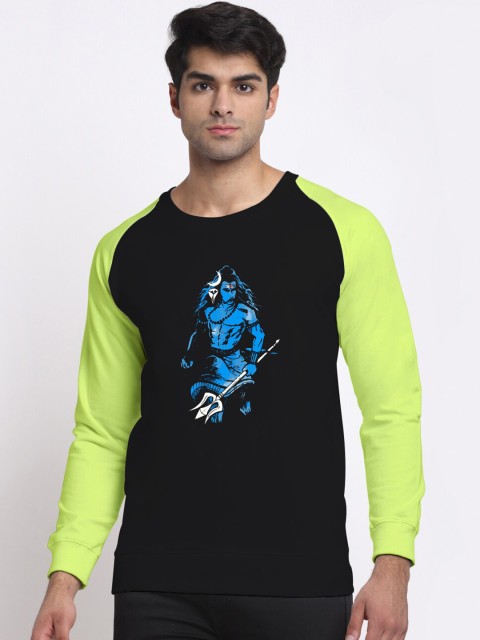

Friskers Men Black Mahadev Printed Sweatshirt