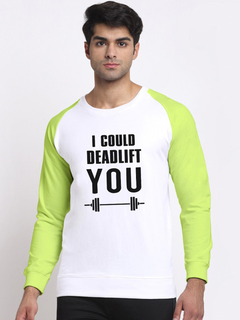 

Friskers Men White Printed Sweatshirt