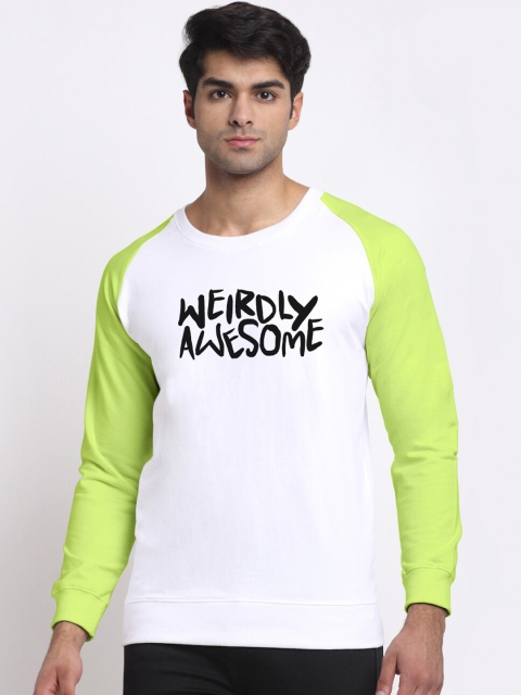 

Friskers Men White Printed Sweatshirt