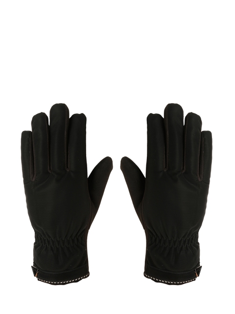 

FabSeasons Unisex Black Solid Winter Hand Gloves With Thermal Fleece Lining