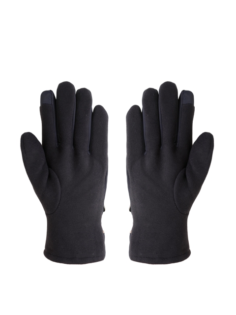

FabSeasons Unisex Navy Blue Solid Touchscreen Enabled Hand Gloves