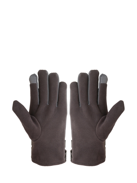 

FabSeasons Unisex Grey Textured Hand Gloves