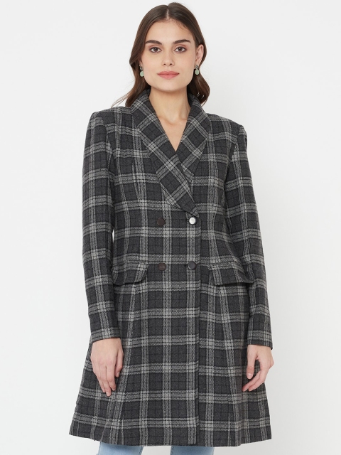 

Owncraft Woman Grey Checked Over Coat