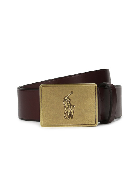 

Polo Ralph Lauren Men Brown Leather Formal Belt