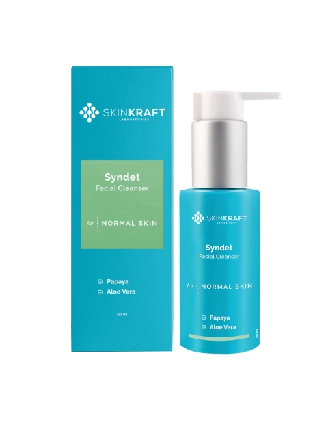 

SKINKRAFT Syndet Facial Cleanser For Normal Skin 60 Ml, Transparent