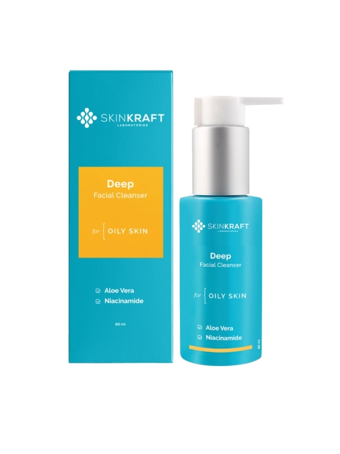 

SKINKRAFT Customized Deep Facial Cleanser 60 ml, Transparent