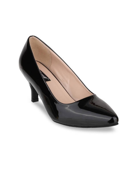 

Sherrif Shoes Woman Black Work Kitten Pumps
