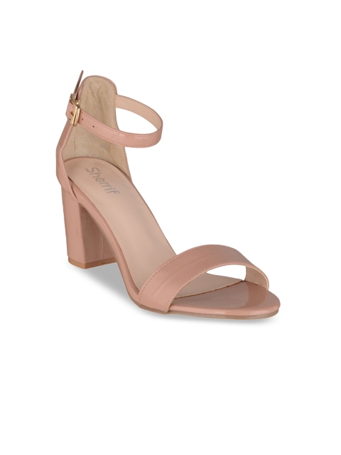 

Sherrif Shoes Pink Party Block Sandals